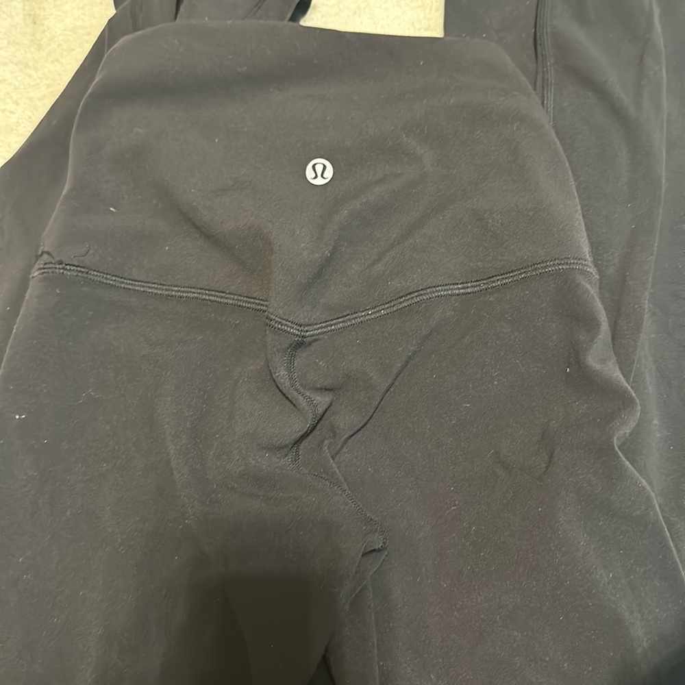Lululemon super high waist align black leggings size 2